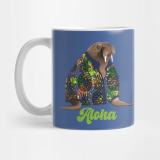 Hawaiian Walrus Aloha Mug